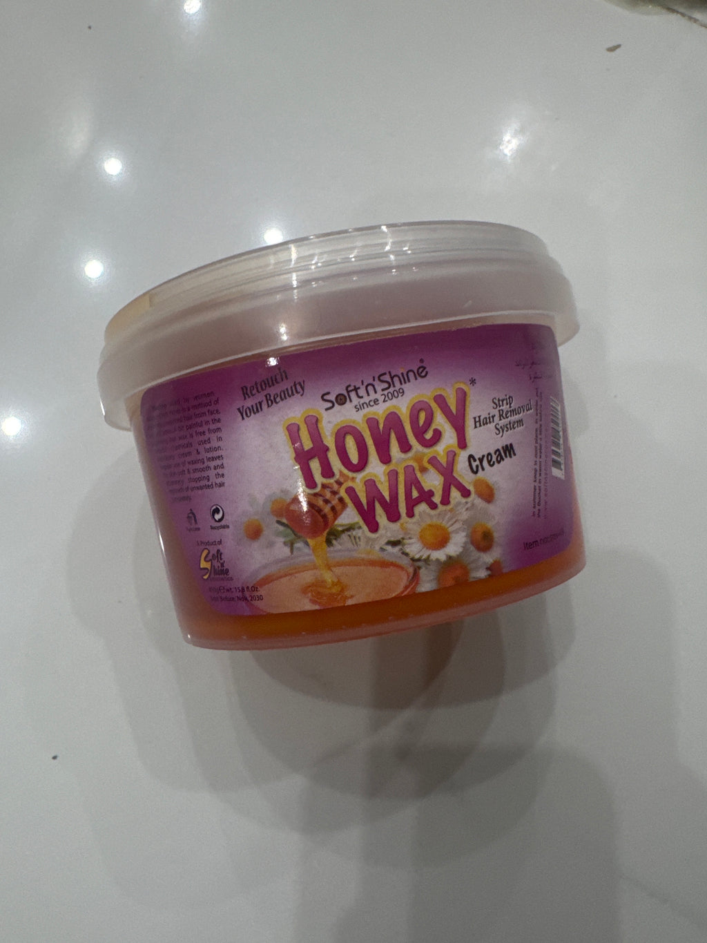 Honey Wax Soft n Shine Medium Size Jar