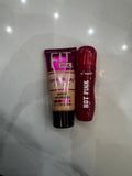 BB Foundation Tube + Hot Pink Lip Tint Gloss