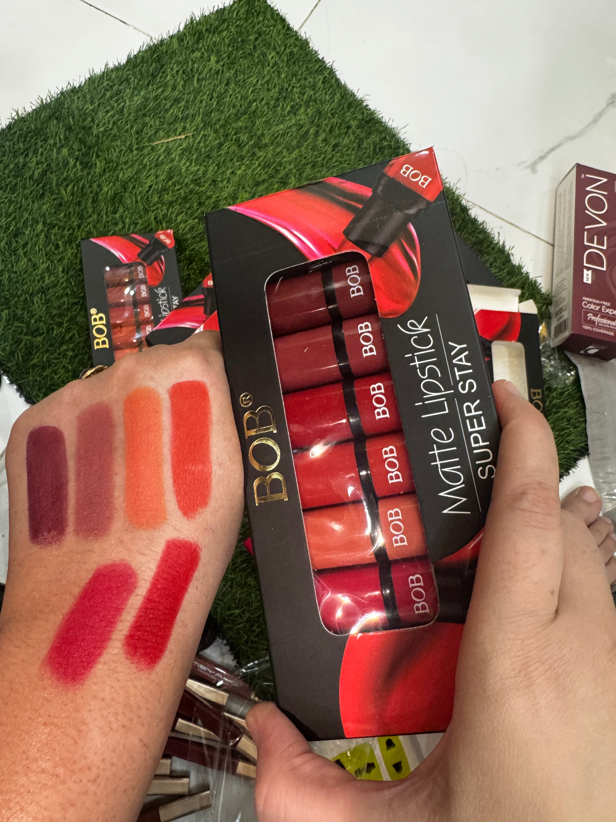 Bob Lipstick Pack 6 in 1
