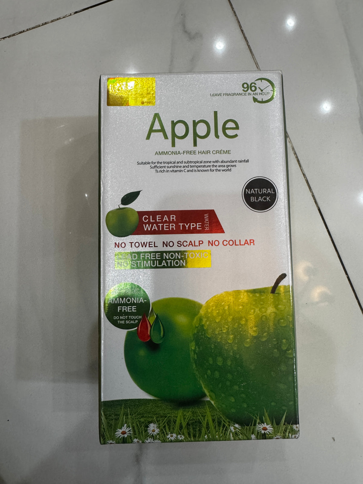 Apple Hair Color Full Big Natural Black Color