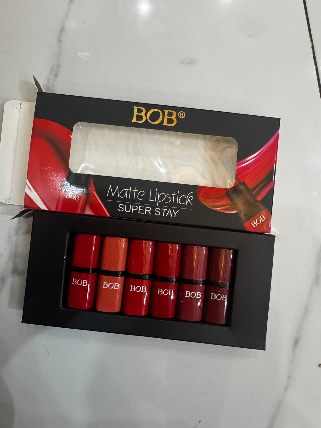 Bob Lipstick Pack 6 in 1