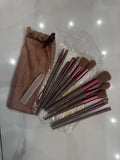 Velvet Pouch Makeup Brushes Set 13 in 1