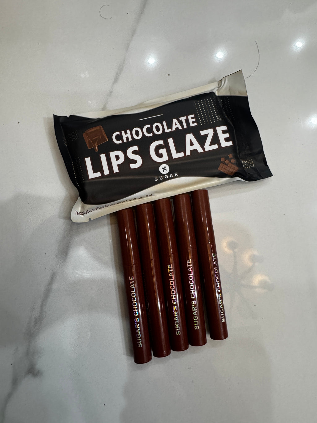Chocolate Lipgloss 5in1 packet