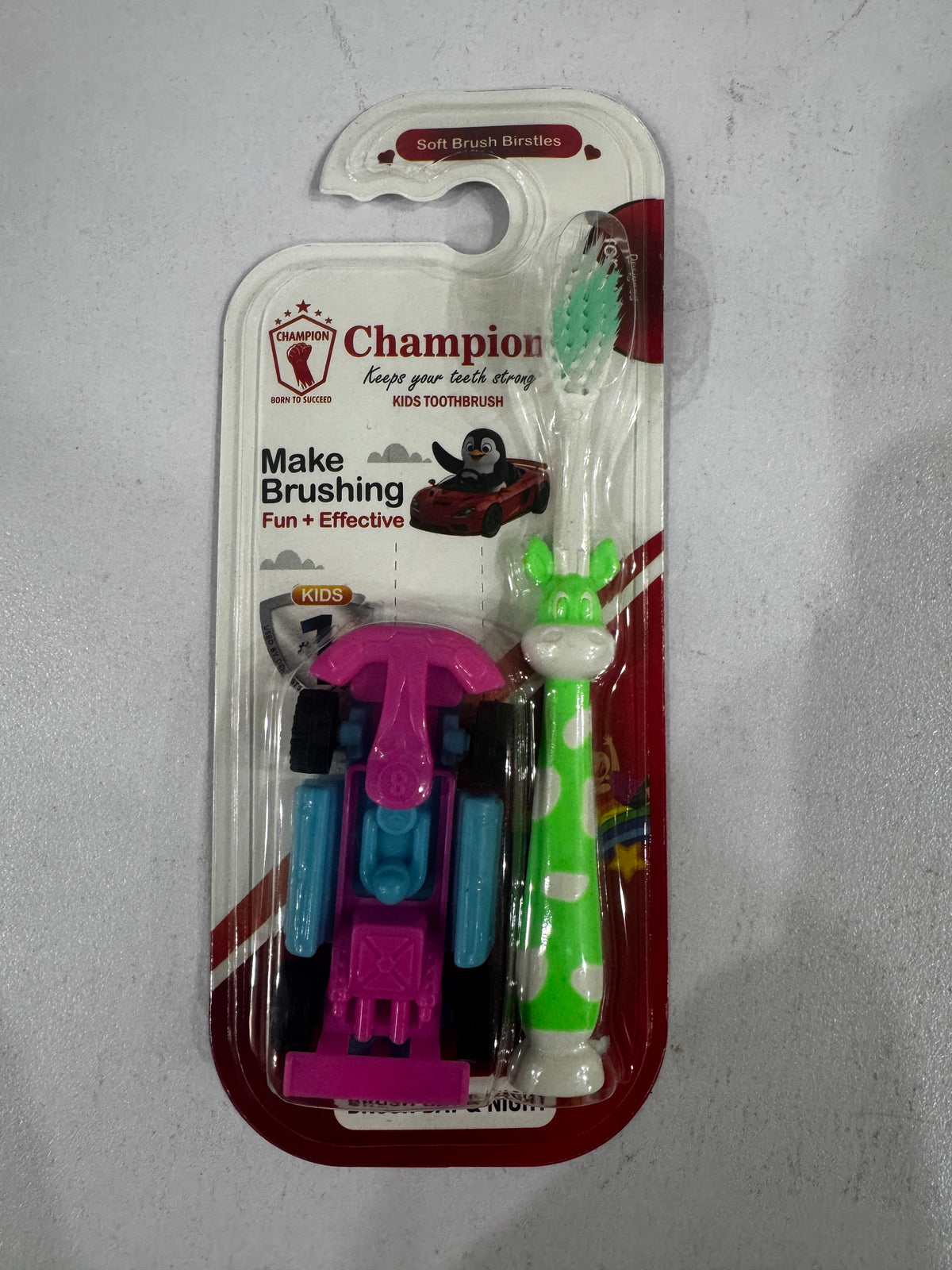 Kids Teeth Brush With FREE Kids Toy